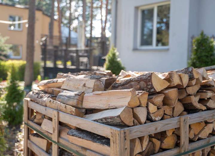 Bois de chauffage sur palette Rilhac-Lastours